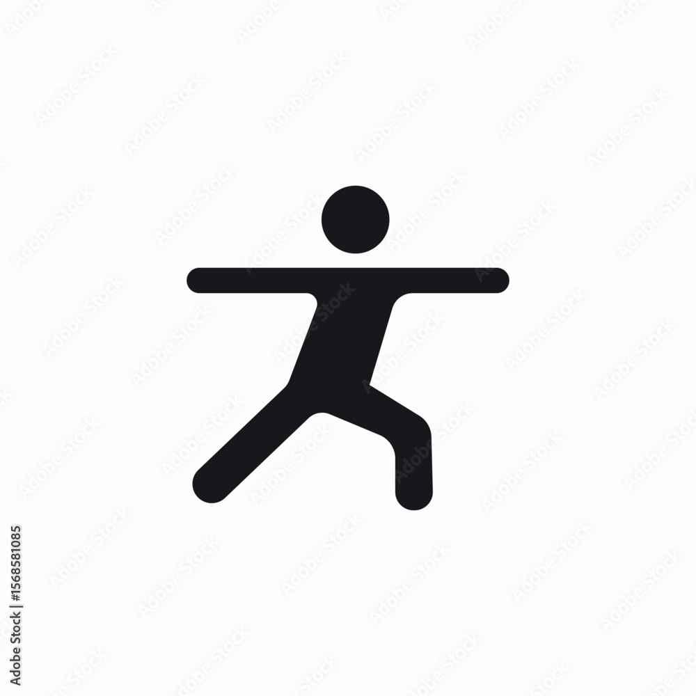 stretch gym icon sign vector stretch gym icon sign vector