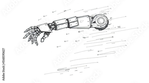 Robotic Arm Reaching with Sketch.