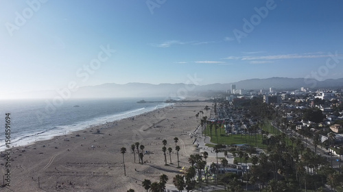 Santa Monica aerial view