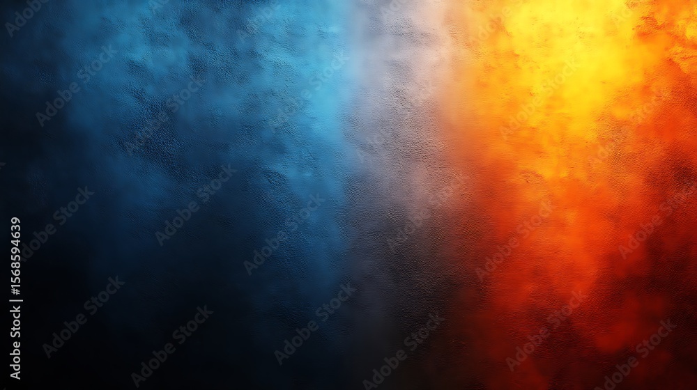 Obraz premium Contrasting colors on a textured surface.