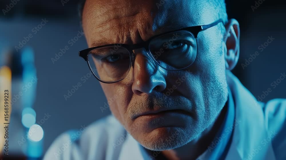 Scientist Focused on Research Work Scientist Focused on Research Work