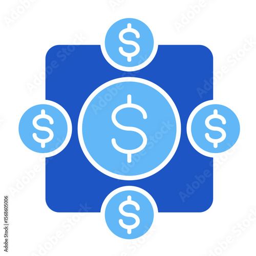 Hedge Fund  Icon Element For Design