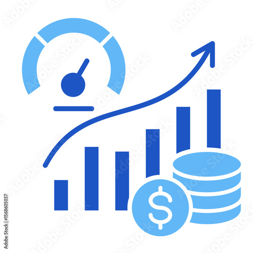 Economic Indicator  Icon Element For Design