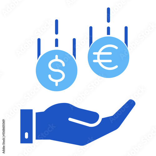 Dividend  Icon Element For Design
