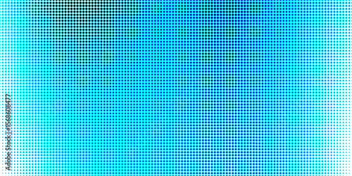 Blue and white background with curved white lines and blue and white