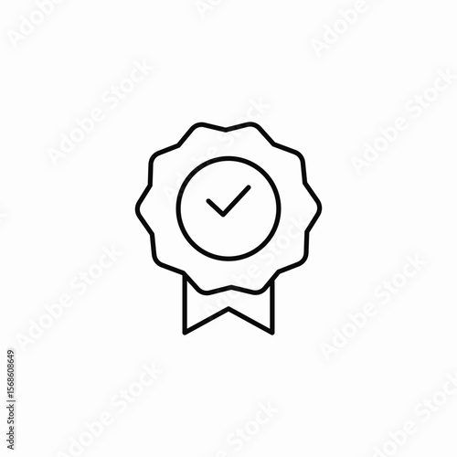 guarantee quality icon sign vector