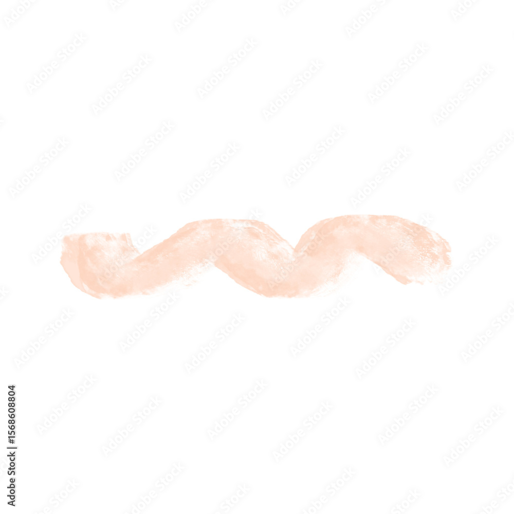 Fototapeta premium Watercolor Swirl Texture with Transparent Background Design
