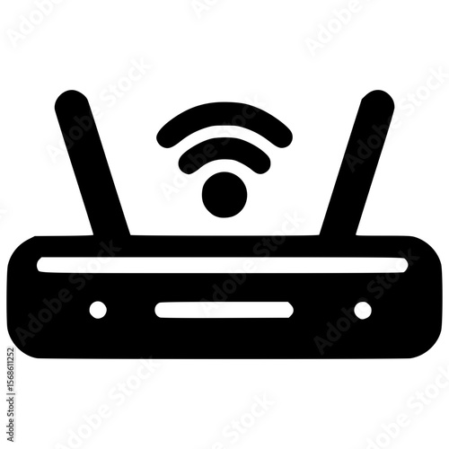 Wireless router icon representing connectivity and network access