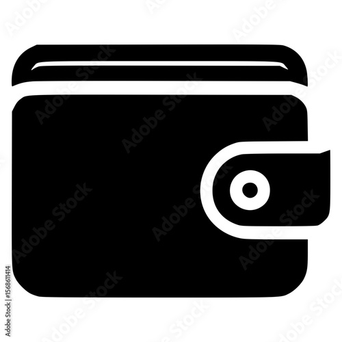 Wallet icon design suitable for various digital applications
