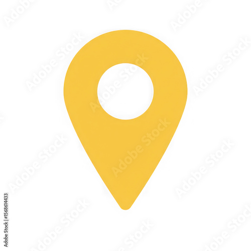 Yellow map pin location marker isolated on transparent background Free Download Yellow map pin location marker isolated on transparent background - GFXLoad