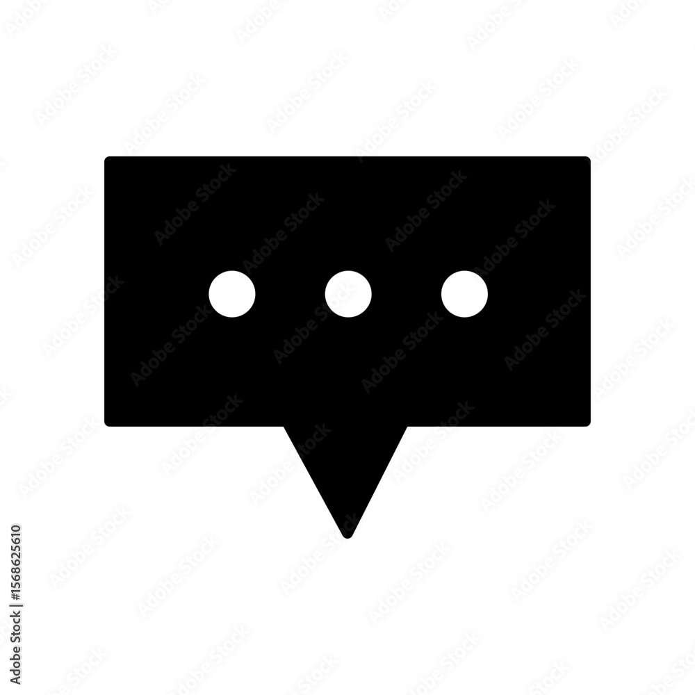 Bubble speech icon vector design template SVG Bubble speech icon vector design template SVG