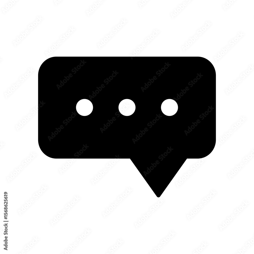 Bubble speech icon vector design template SVG Bubble speech icon vector design template SVG
