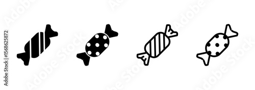 Candy icon logo design. candy sign and symbol.