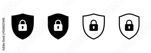 Security icon logo design. protection icon. privacy. vpn