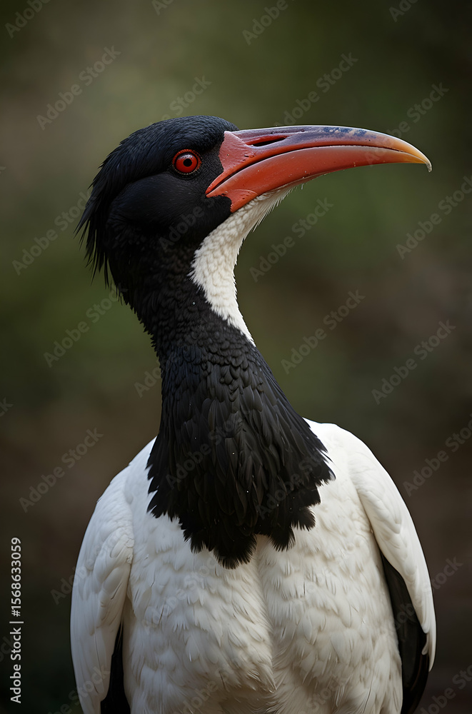 Fototapeta premium Jabiru Stork Isolated Beak