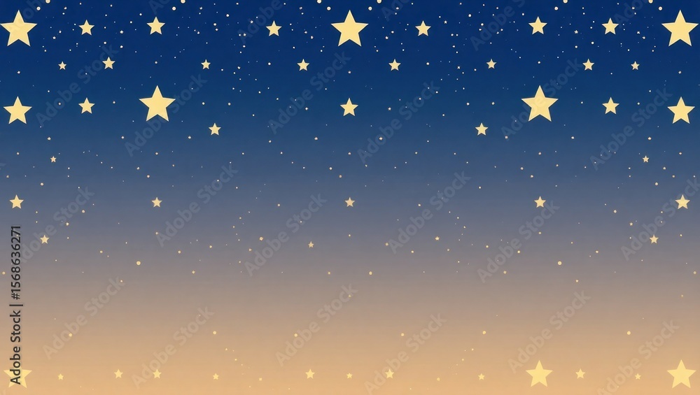 copy space for text background Cute Blue Star and Moon Pattern concept copy space for text background Cute Blue Star and Moon Pattern concept