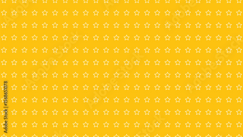 Vibrant yellow vector background with crisp white star outlines. Perfect for cheerful, playful, and energetic designs.