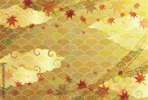 紅葉　もみじ　秋　背景	