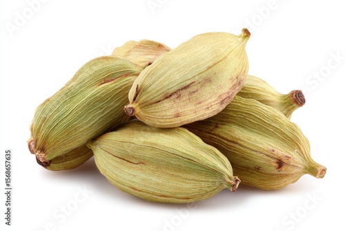 Wallpaper Mural Cardamom against a white backdrop with a complete depth of field Torontodigital.ca