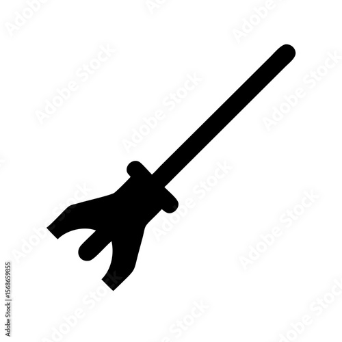 Halloween broomsticks icon