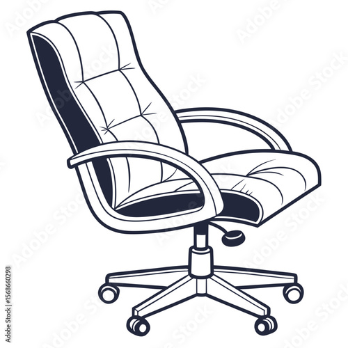 Executive office chair with padded seat and back executive chair swivel chair