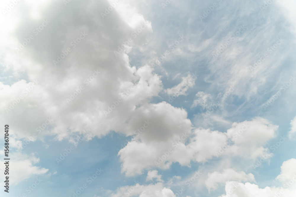 Obraz premium blue sky with clouds