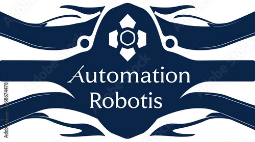 Geometric logo for automation robotics