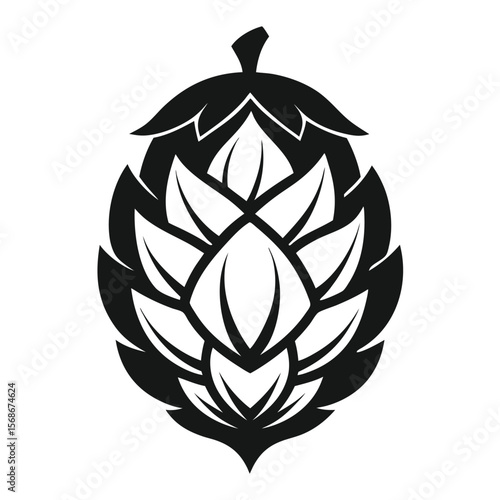 Hop Cone Icon Brewing, Beer, Alcohol, Botany, Agriculture