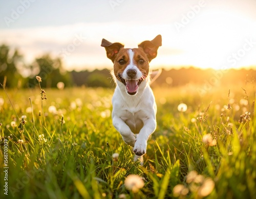 dog running