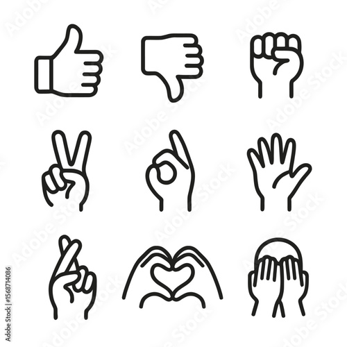 Hand Gestures and Meanings: A Visual Guide