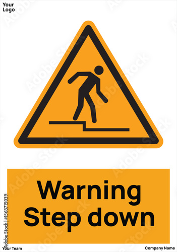 sign Step down