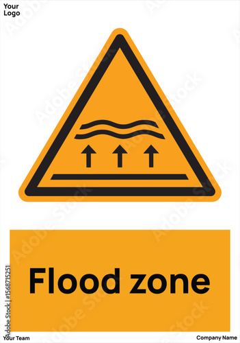 sign Flood zone