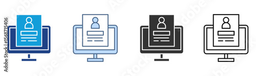 Application Icon Set Multiple Style Collection