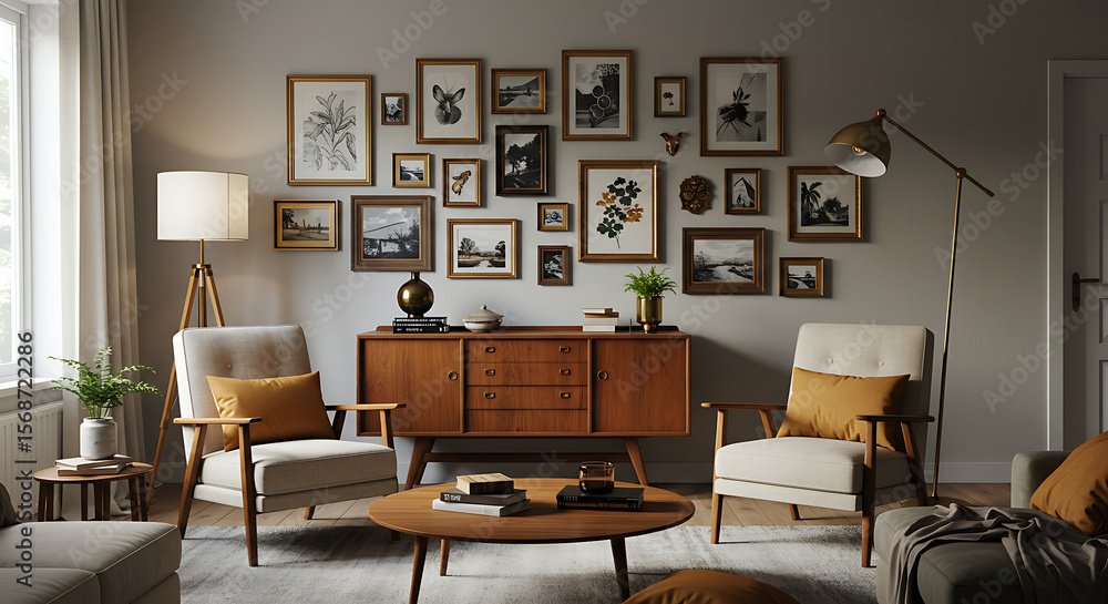 Fototapeta premium living room interior