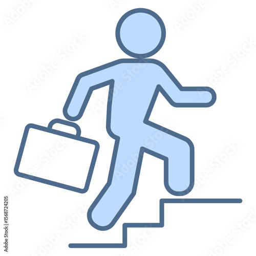 Career Blue Icon Element For Design