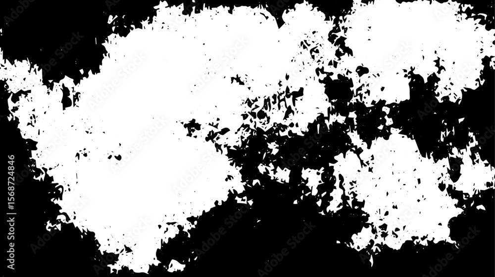 Fototapeta premium High Contrast Grunge Texture Background with Abstract Distressed Ink and Splatter Effects