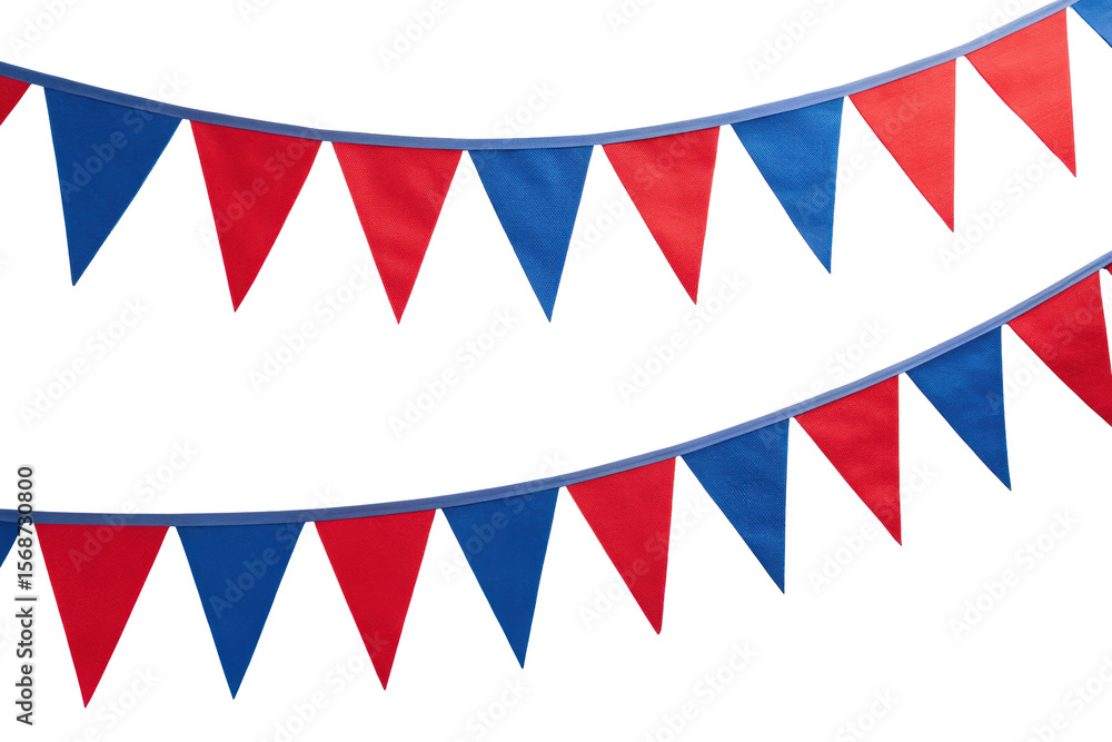 Obraz premium 4th july independence day bunting flag