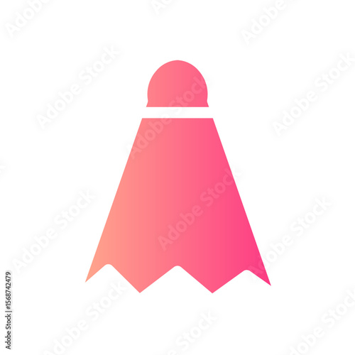 shuttlecock gradient icon
