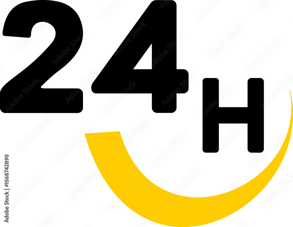 24 Hours Icon 24 Hours Icon