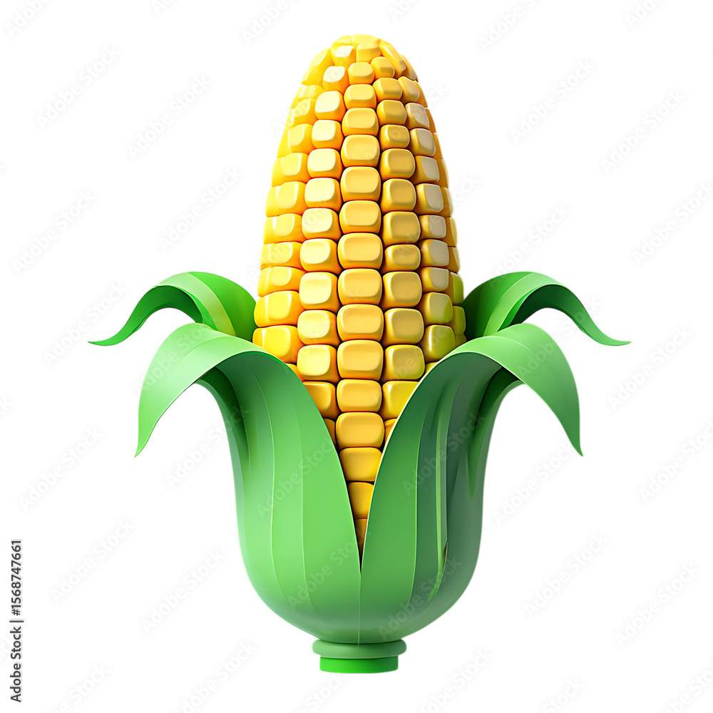 Obraz premium Golden Corn on the Cob, A Vibrant Harvest Symbol Freshness, Agriculture, and Nutritional Value