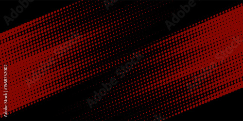 Halftone dots red and blue color pattern gradient grunge texture background. Dot pop art comic sport style vector illustration. modern background