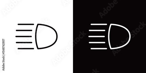 車のヘッドライト