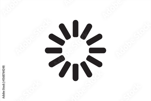 Stylish circular loading spinner with a smooth black and grey gradient, perfect for web design, digital interfaces, and animated progress indicators.
