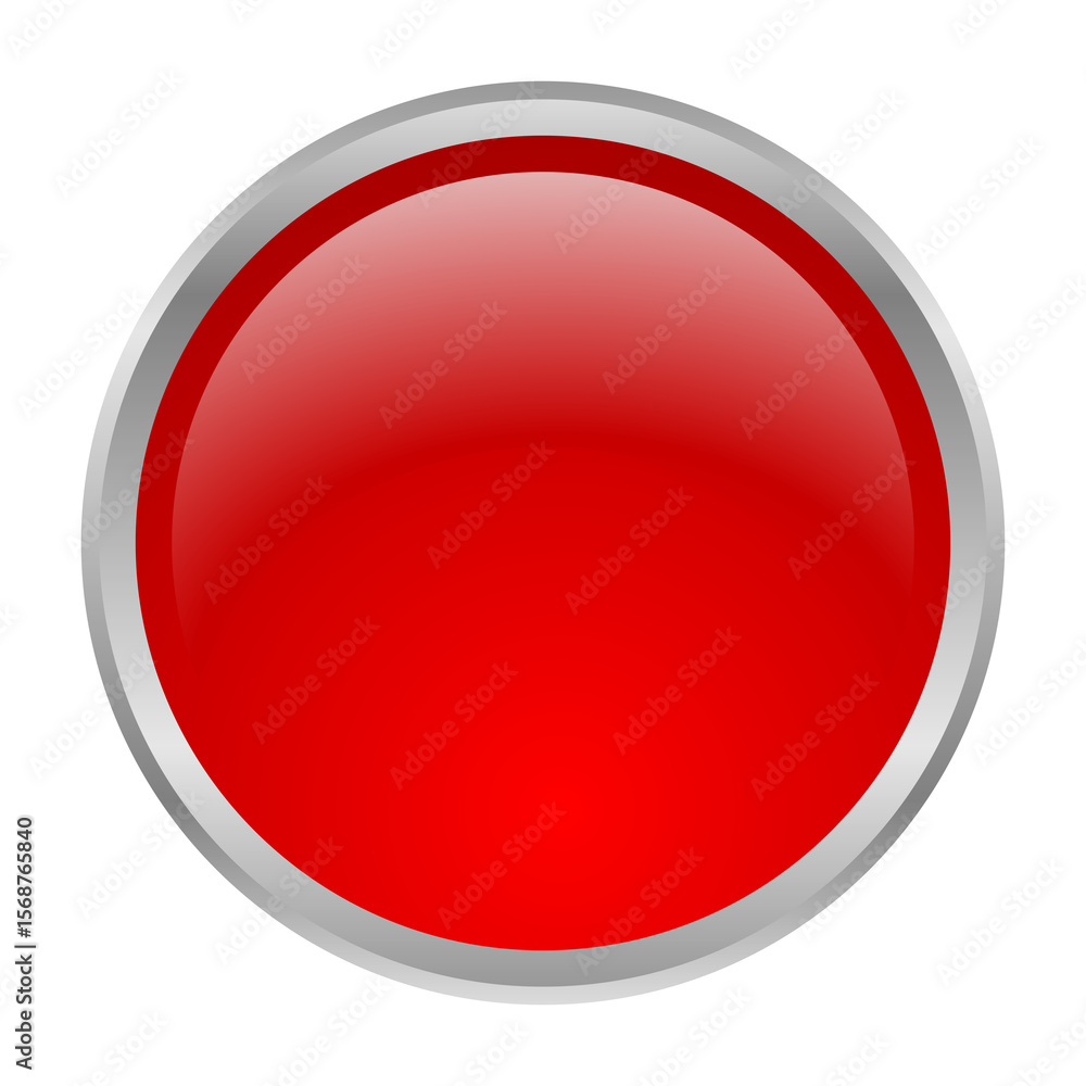 UI asset image vector png template 3D button circle red UI asset image vector png template 3D button circle red