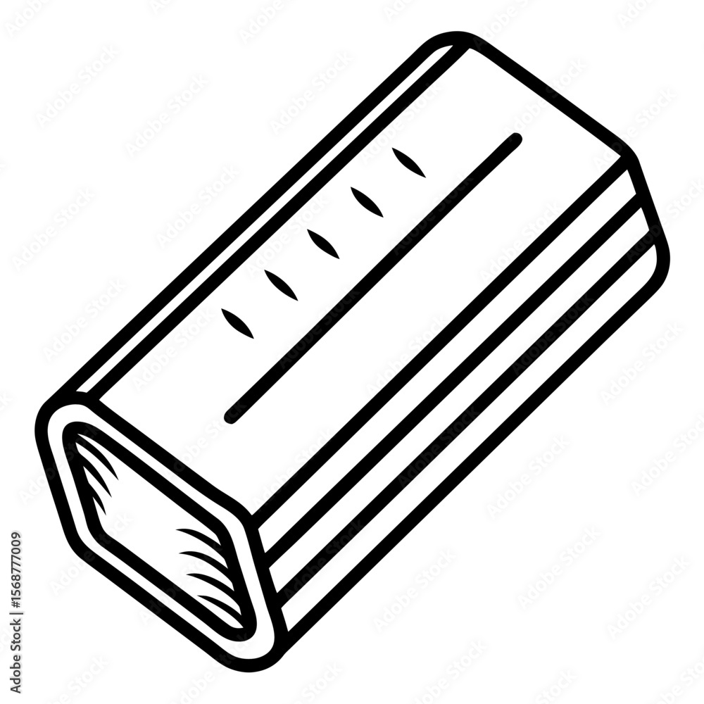 Minimal Eraser Line Art Minimal Eraser Line Art