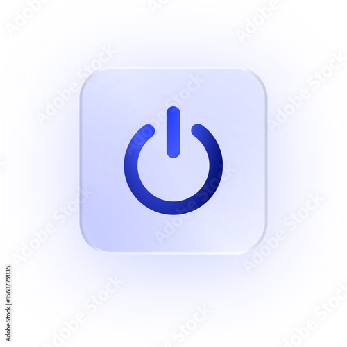 Glassmorphism Icon Power Icon On Off Icon On Off Icon Soft Shadow Glassmorphic Switch Icon Energy Icon Start Icon Stop Icon Shutdown Icon Button Icon Control Icon