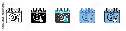 Subscription Icon Pack Multistyle Illustration