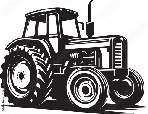 tractor vector illustration, tractor icon, tractor vector on a white