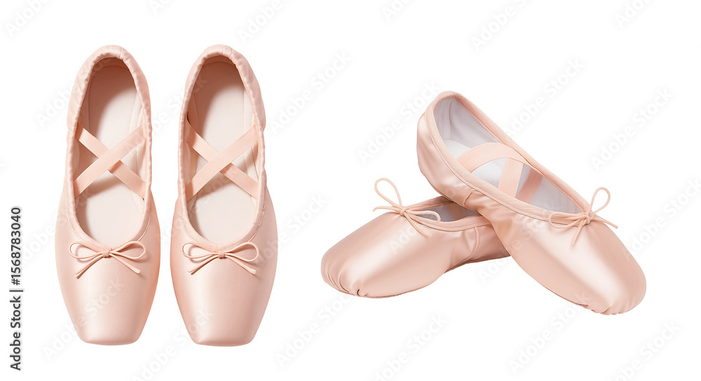Obraz premium soft Ballet Flats with Ribbons
