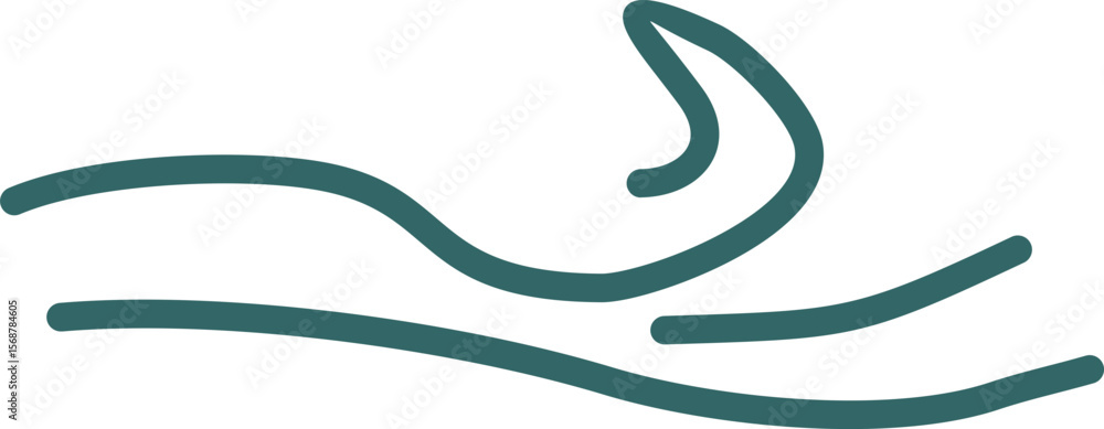 Obraz premium Outline Wind